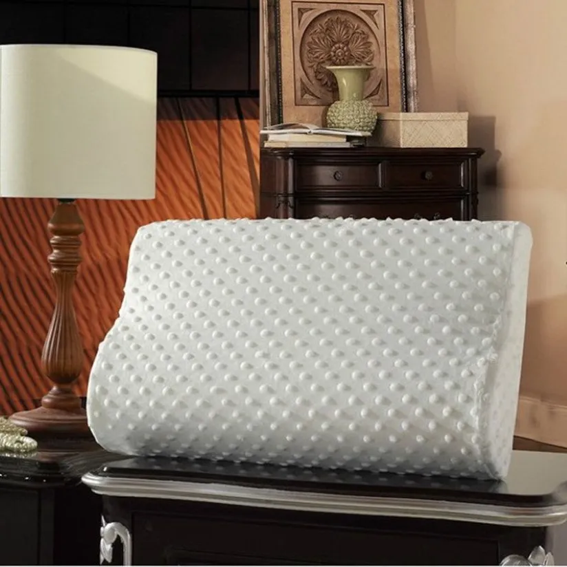 Cuscino per biancheria da letto in memory foam Protezione per il collo Cuscini per letto ortopedici per dormire Cuscino cervicale ergonomico Protezione per il collo confortevole278P