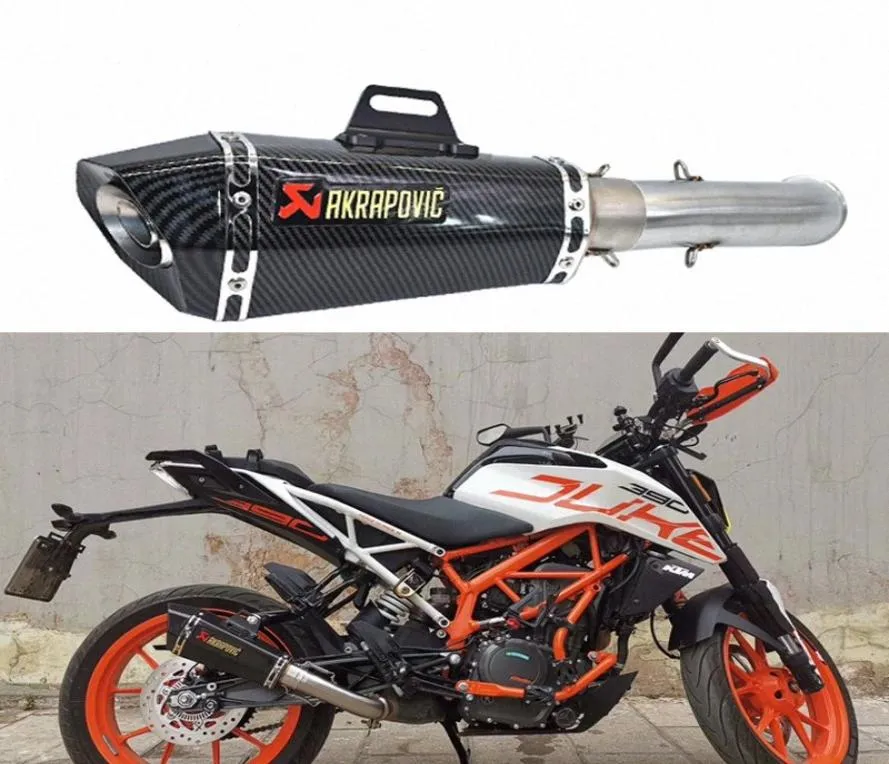 Motorcycle Exhaust Full System For RC390 DUKE 390 DUKE 125 20162018 RC 390 with exhaust with db killer zDvg1329321