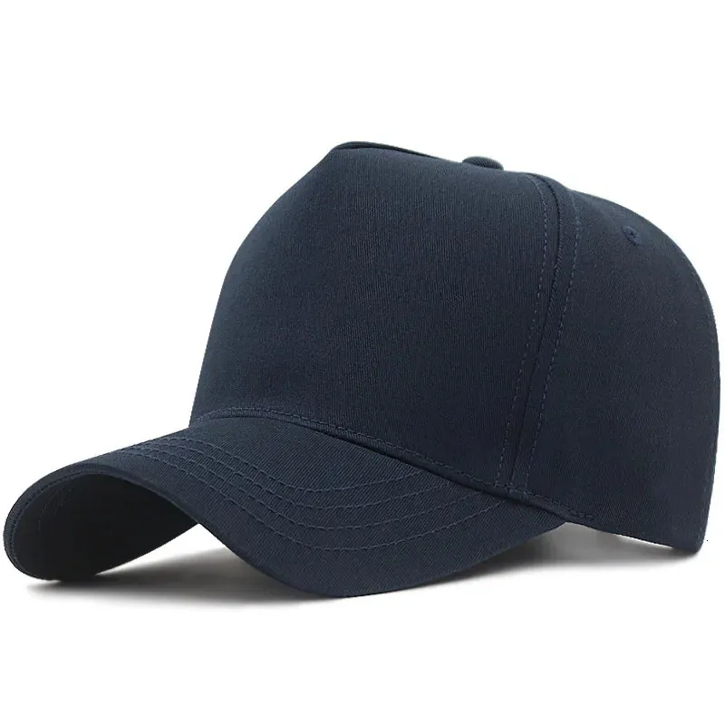 Män kvinnor hattar stort huvud plus storlek xxl överdimensionerad hög krona justerbar vanlig casual fashiontrucker baseball cap 56-60 cm 61-65 cm 240220