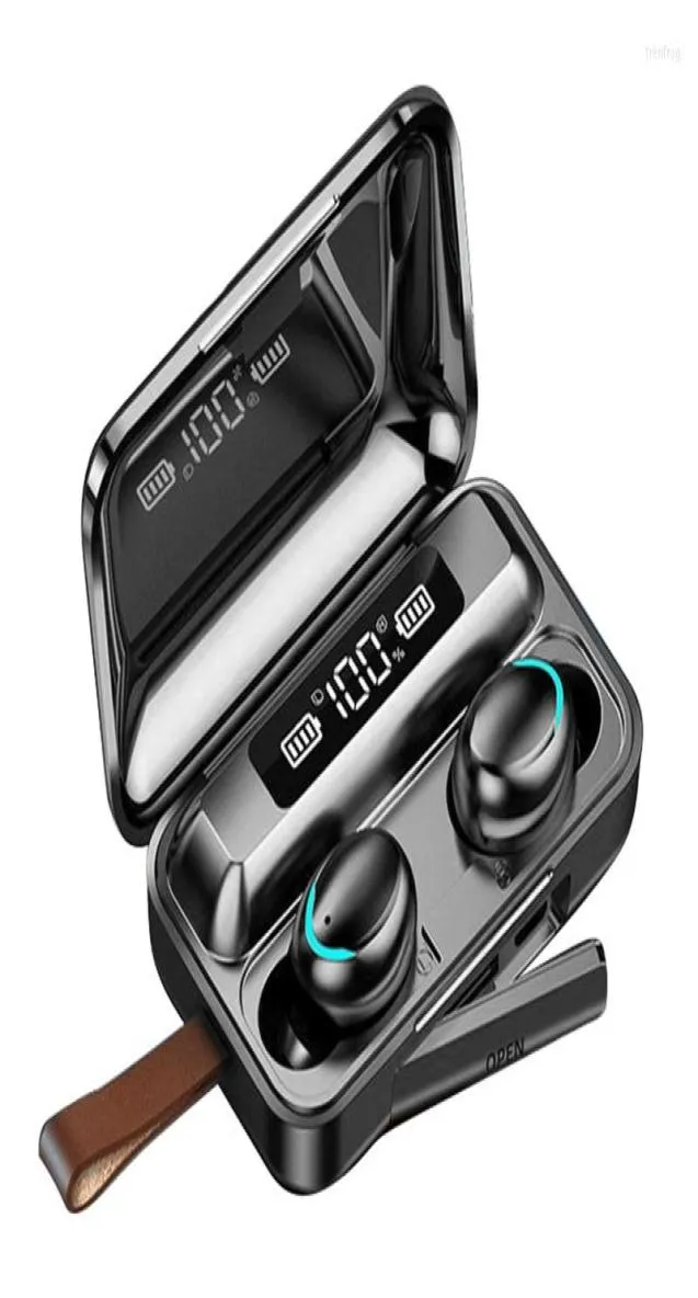 Uppgradera TWS Bluetooth Earphones Trådlösa hörlurar 9D Stereo Sports Vattentäta hörlurar med mikrofon739965