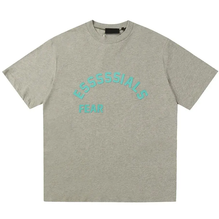 NOWOŚĆ T881231 Essentialsweatshirts Designer T Shirt Mężczyźni Kobiety Top Quality Tees High Street Hip Hop View koszulki koszulki Polo T-shirt EMQ4