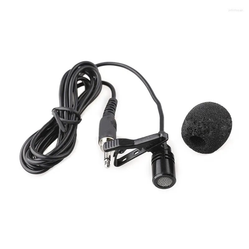 Microphones Easy To Install 3.5mm Lavalier Lapel Microphone For Hands Communication