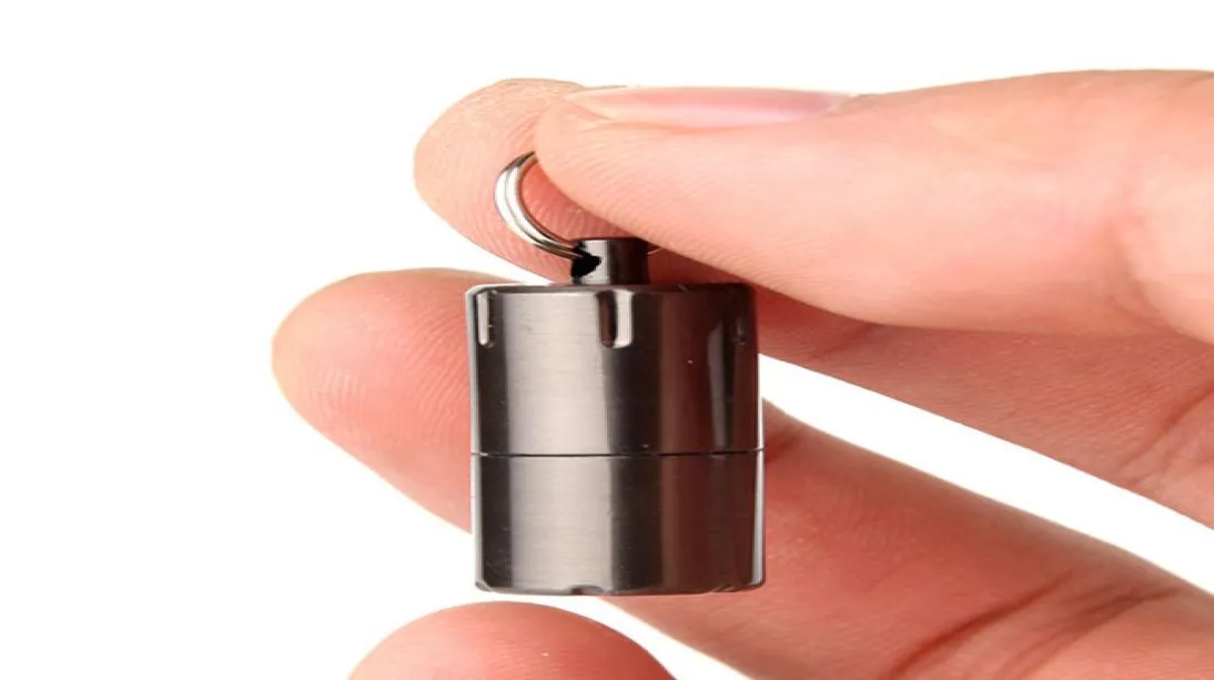 Mini briquet à kérosène outils de cuisine de camp Capsule Portable en métal EDC équipement étanche petit briquet d'arachide porte-clés allume-feu 20228107384