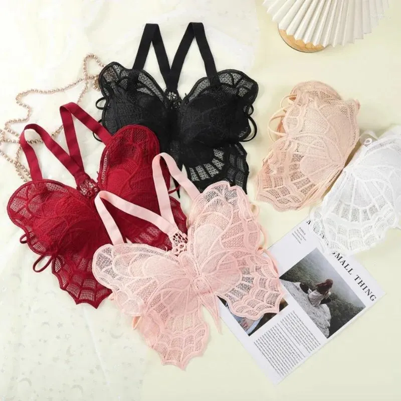 BRAS SEKSİ KELEFLİ Dantelli Kadınlar için Sırtsız hepsi bir arada bralette kadın iç çamaşırı çiçek içi boş süt bra brassiere