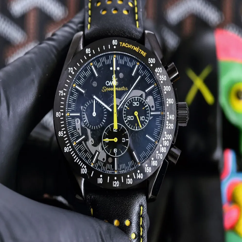 2022 omage relógio de moda aaa de alta qualidade luxuoso à prova d'água unissex relógio de pulso de quartzo masculino324k