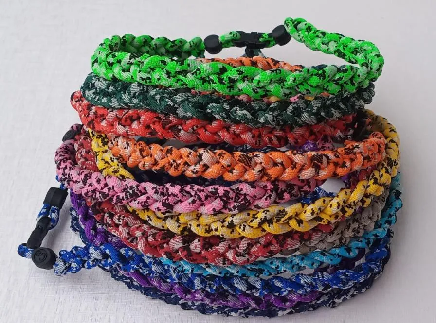 2022 Titanium Sport Accessories new 200pcs triple s single ropes necklace baseball tornado bracelets weaves necklaces for kid4962111