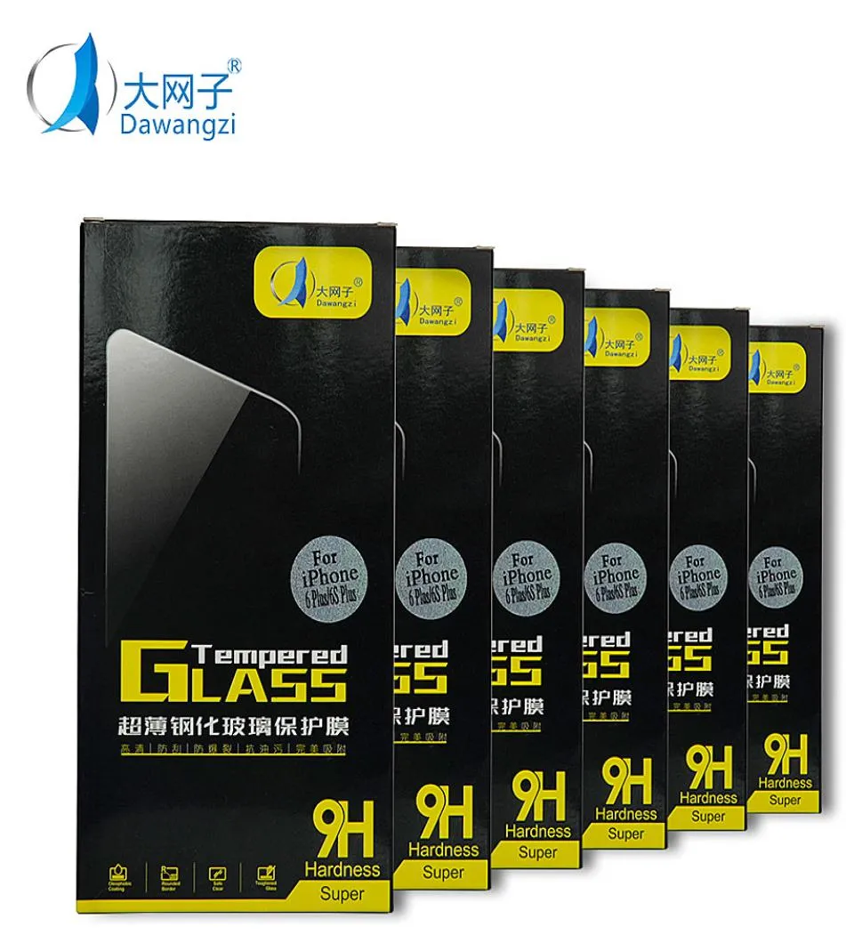 DWZ för iPhone 7 LG Aristo V3 STYLO 3 Tempererade glasskärmsskydd för iPhone 6 25D Explosion Shatter Screen Protector Film1540867