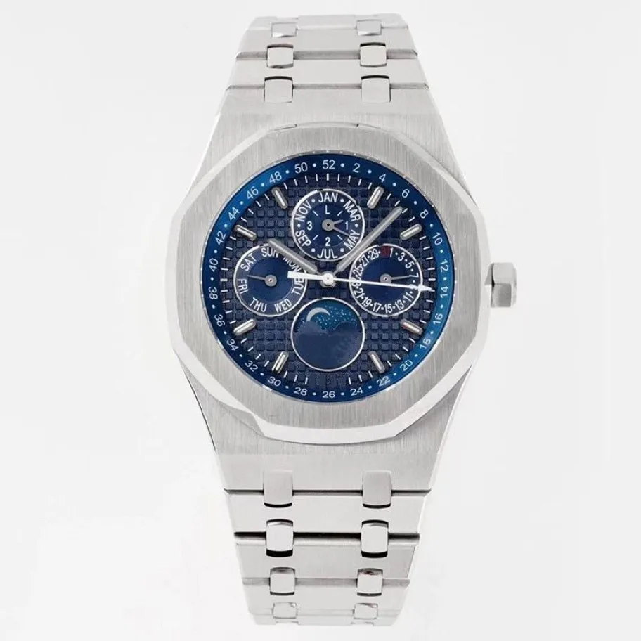 Relojes para hombre, reloj mecánico automático, bisel octogonal de 41mm, relojes de pulsera de negocios a la moda resistentes al agua, Montre De Luxe311p