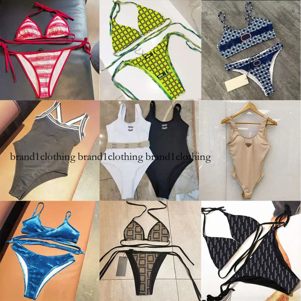 Projektantka stroju kąpielowego Summer Beach Swimsuit Kobiety Sexy bikinis Zestroje