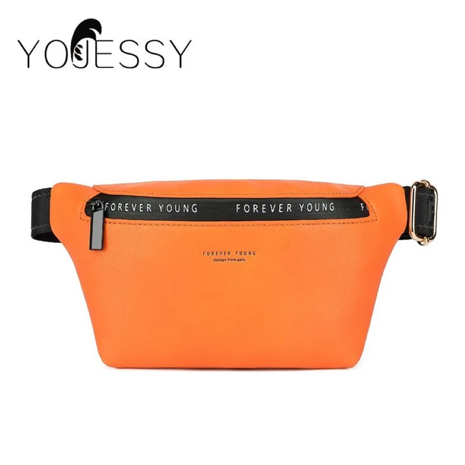 YOJESSY sac de taille en cuir luxe Fanny Pack grande capacité taille Pack femmes ceinture sac multifonction Chest326K