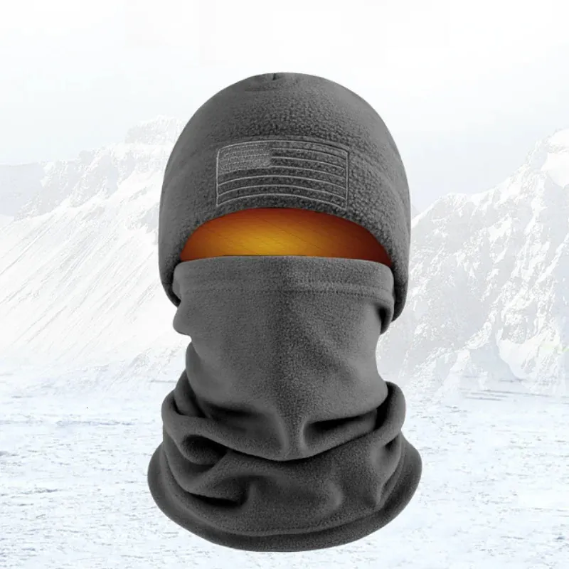 Cappelli di peluche per uomo e donna Maschere invernali antivento calde Sci all'aperto Copri collo per bicicletta Teste elettriche 240226