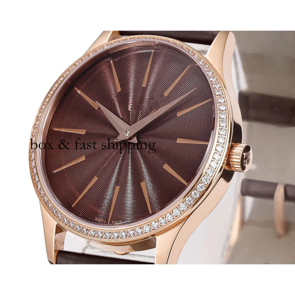 Joaillerie Wrist Clock Watches 578 Ladies Classic Montres Business Calatrava Luxe Women's Automatic Watches Designers Calatrava 9.5mm Steel AAAA 35mm Stainless