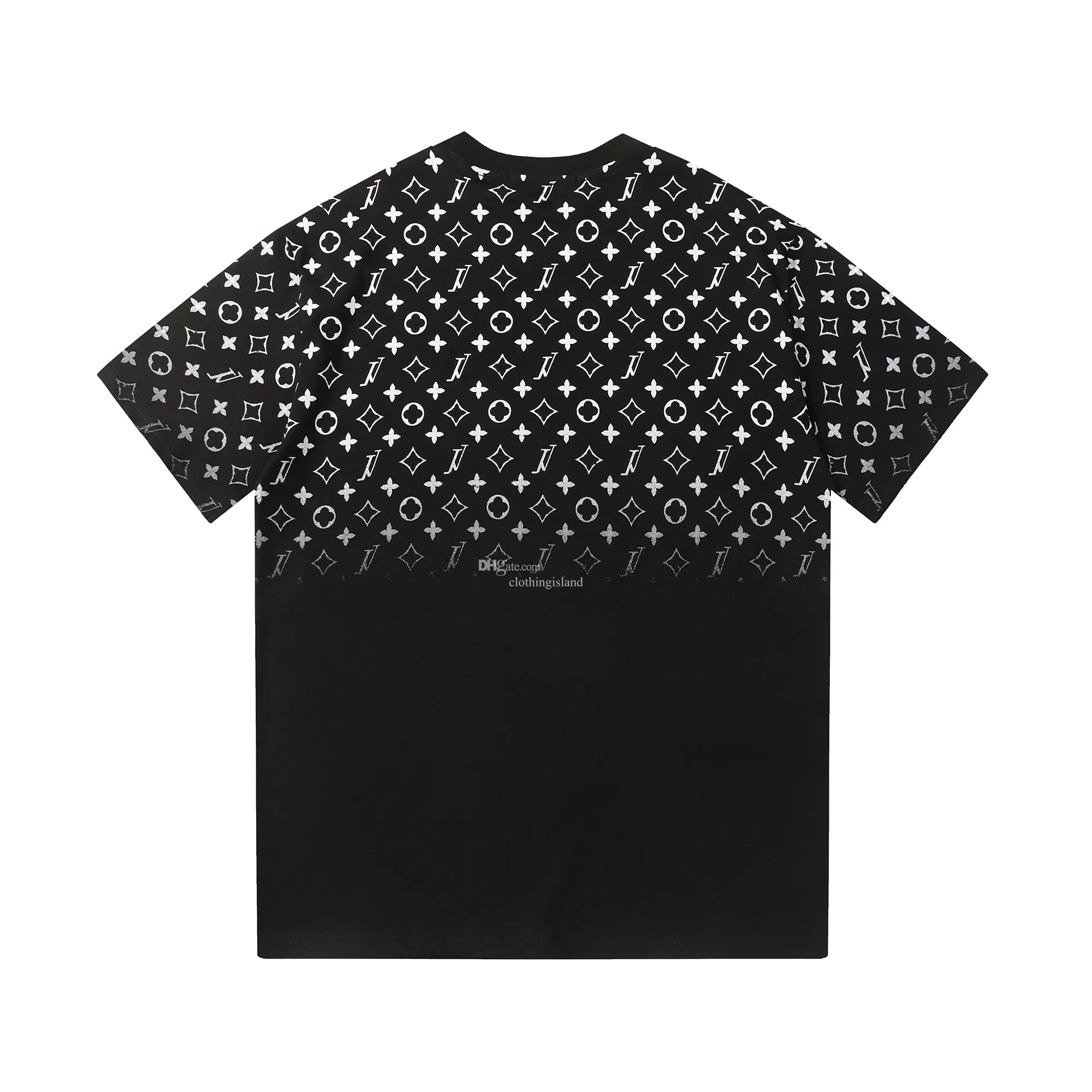 2024 Mens T-shirt Designer Casual 100% Pure Cotton Wrinkle Resistant Classic Star Shaped Letter Pattern Couple Short Sleeved Shirt Black and White Asian Size S-xl 7XQ5