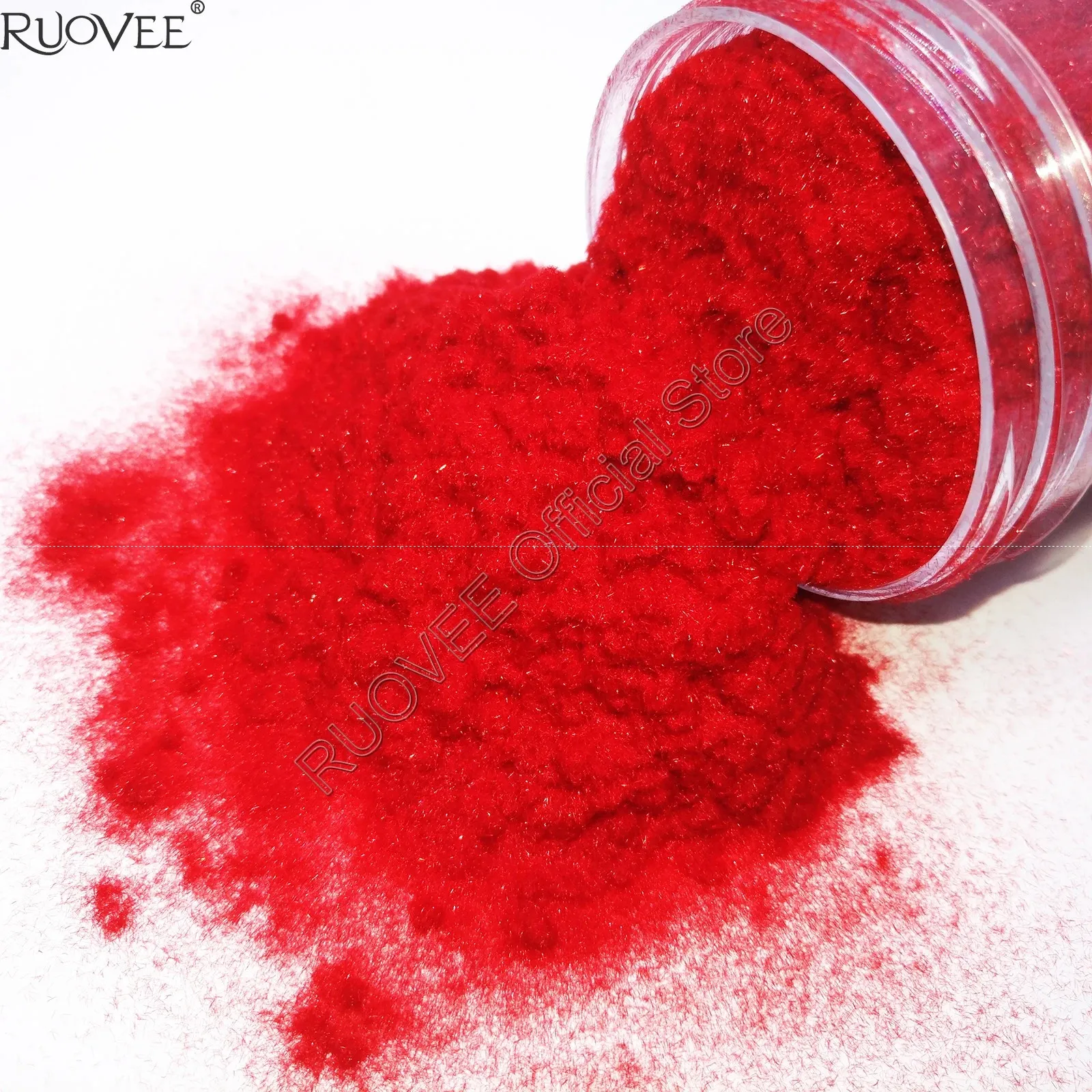 50 g/torba x 3D marka Red Flocking Villus Powder do paznokci- hurtowa 240301