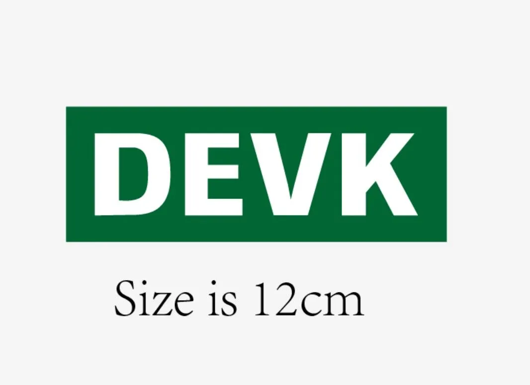 DEVK SPonsor Patch Iron On Soccer Badge