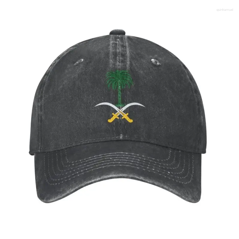 Ball Caps Punk Unisex Baumwolle Emblem Von Saudi-Arabien Baseball Kappe Erwachsene Einstellbar Papa Hut Frauen Männer Sonnenschutz