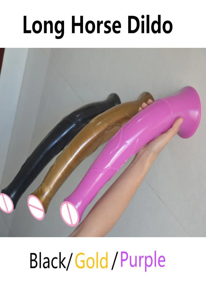 169 pouces énorme gros gode super long godes animal cheval gode jouets sexuels pour femmes gros faux pénis lesbiennes se masturber en flirtant T200416928439