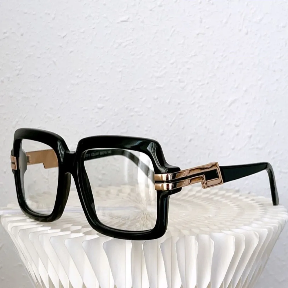 Vintage fyrkantiga glasögon ram guld svart glasögon 6008 transparenta optiska glasögon ramar män mode solglasögon ramar ögonkläder 305s