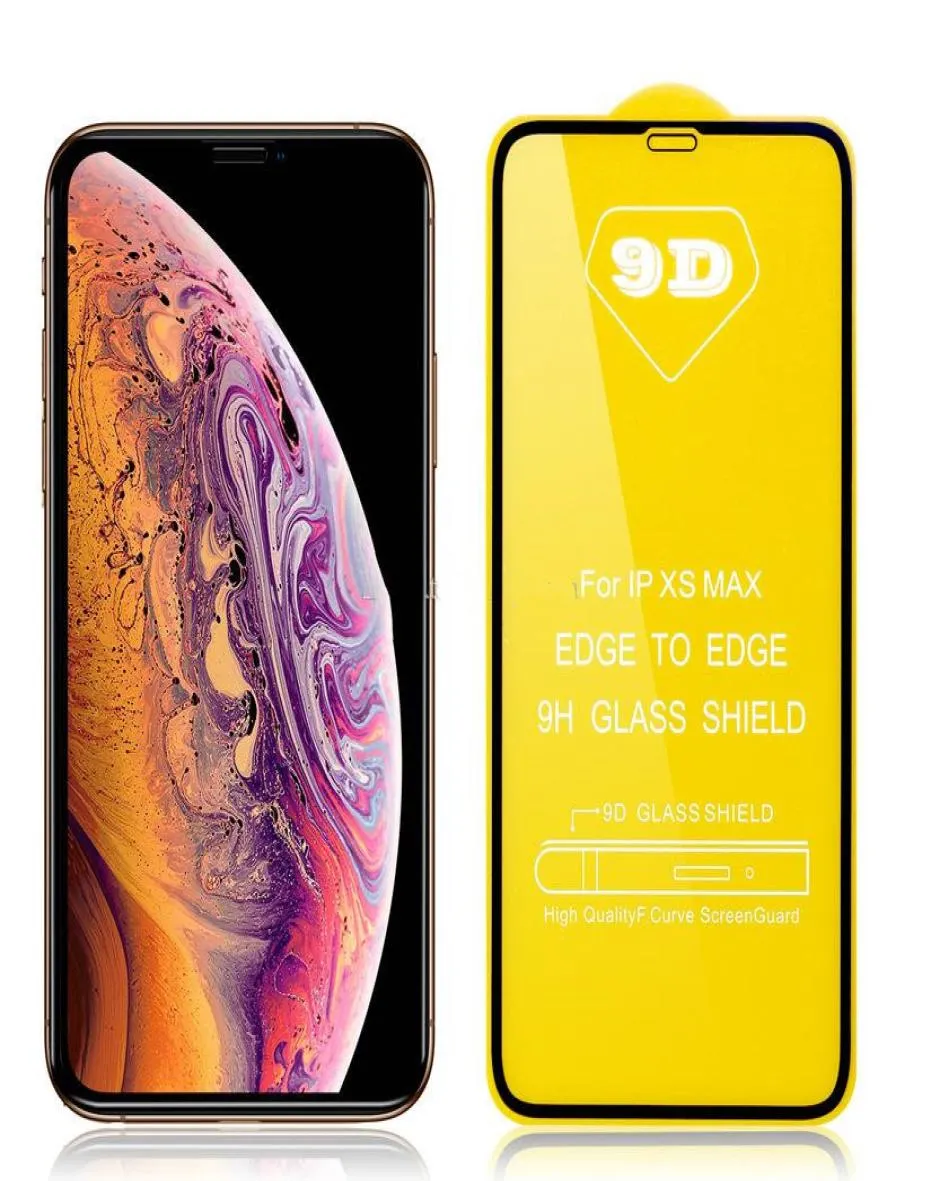 Protetor de tela de vidro temperado de cobertura completa 9D para iPhone 13 13PRO 12 MINI 11 pro max X XS XR 6 7 8 Plus Samsung A12 A32 A52 A72 A86437825