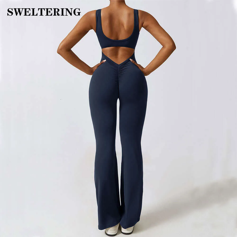 Lu Align Lemon Women Jumpsuits One-Piece Yoga Suit Dance Belly Drawing Fiess Workout Set Stretch Bodysuit Gymkläder Push Up Sportswear 2024 Gym Jogger Sport