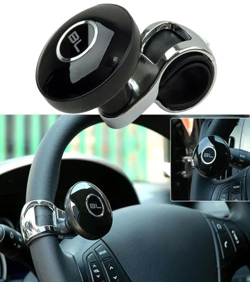 Accessoires universels de voiture de rehausseur de volant en métal aide poignée Spinner bouton tournant la commande manuelle Booster poignée de puissance Ball1238563