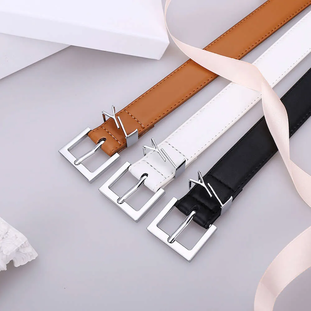 Classic Woman Mens Mosch Width 3.0cm Ino Box Lady Mirror Quality S 10a Designer Belts Womens Man Gift Black White Belt Genuine Leather Buckle Belt with