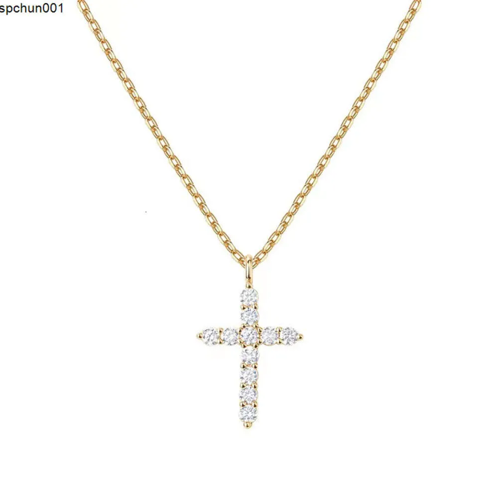 Designer Necklace 14k Gold Plated Cross Necklace for Women Pendant Necklaces