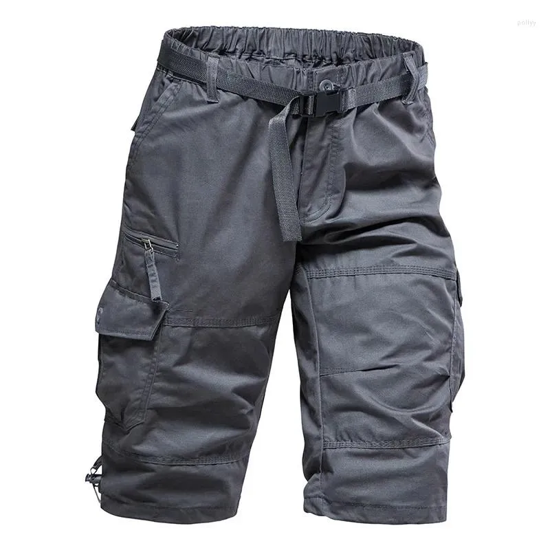 Herenbroeken 2024 Army Tactical Cargo Ademende sneldrogende shorts Buitensporten Casual