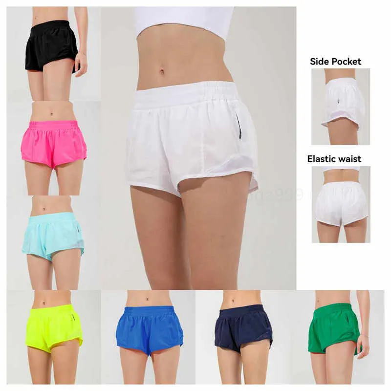 hotly hot ll shorts sneldrogend ademend hoge taille workout panty outfits yoga shorts dupes push up hardlopen casual biker gym shorts kleding lu88248 sportkleding