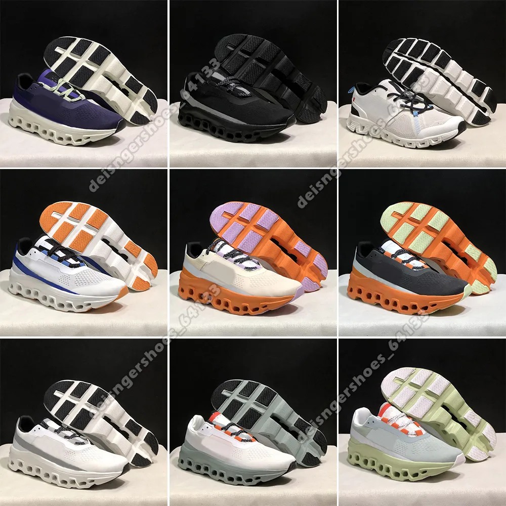 Designer Casual Schoenen Hardloopschoenen Heren Dames wolken Eclipse Kurkuma Ijzer Hooi Lumos Comfortabel ademend Antislip schokabsorptie Trainer Sport sneakers