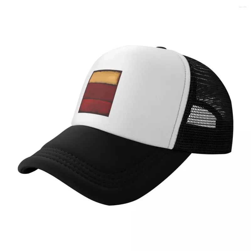 Ball Caps Mark Rothko Art In Digital Style Baseball Cap Custom Hat Military Man Sunhat For Women's