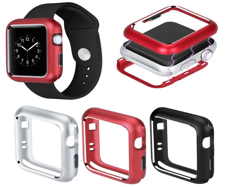 Aluminum Alloy Metal Cover Cases for Apple Watch 41mm 45mm 40mm 44mm 38mm 42mm Magnetic Full Protection Case Fit iWatch Series 7 62087171