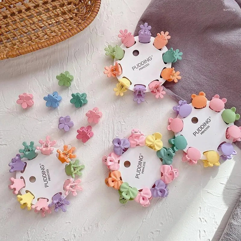 Hair Accessories 10 Pcs Baby Candy Color Girl Hairpin Solid Princess Sweet Broken Clip Liu Seaside Korean