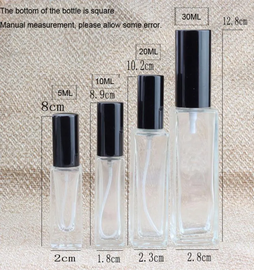 5102030ml parfymsprayflaskor påfyllningsbar atomizer flaska tom bärbar resekosmetisk container parfymflaskor vtky21378368021