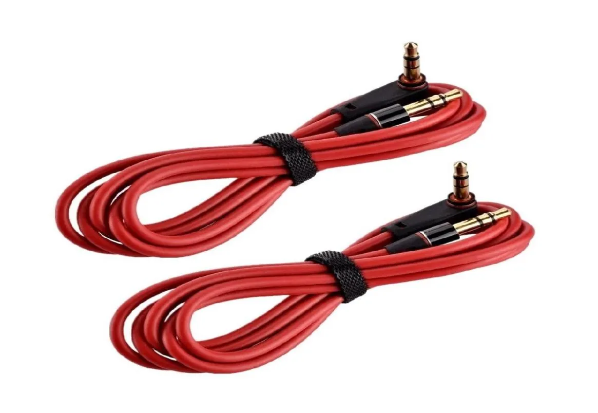 12M 4FT Red 35mm Male 90 Degree Right Angle Aux cable Audio Extension Cable for mp3 mp4 speaker headphone PC4316629