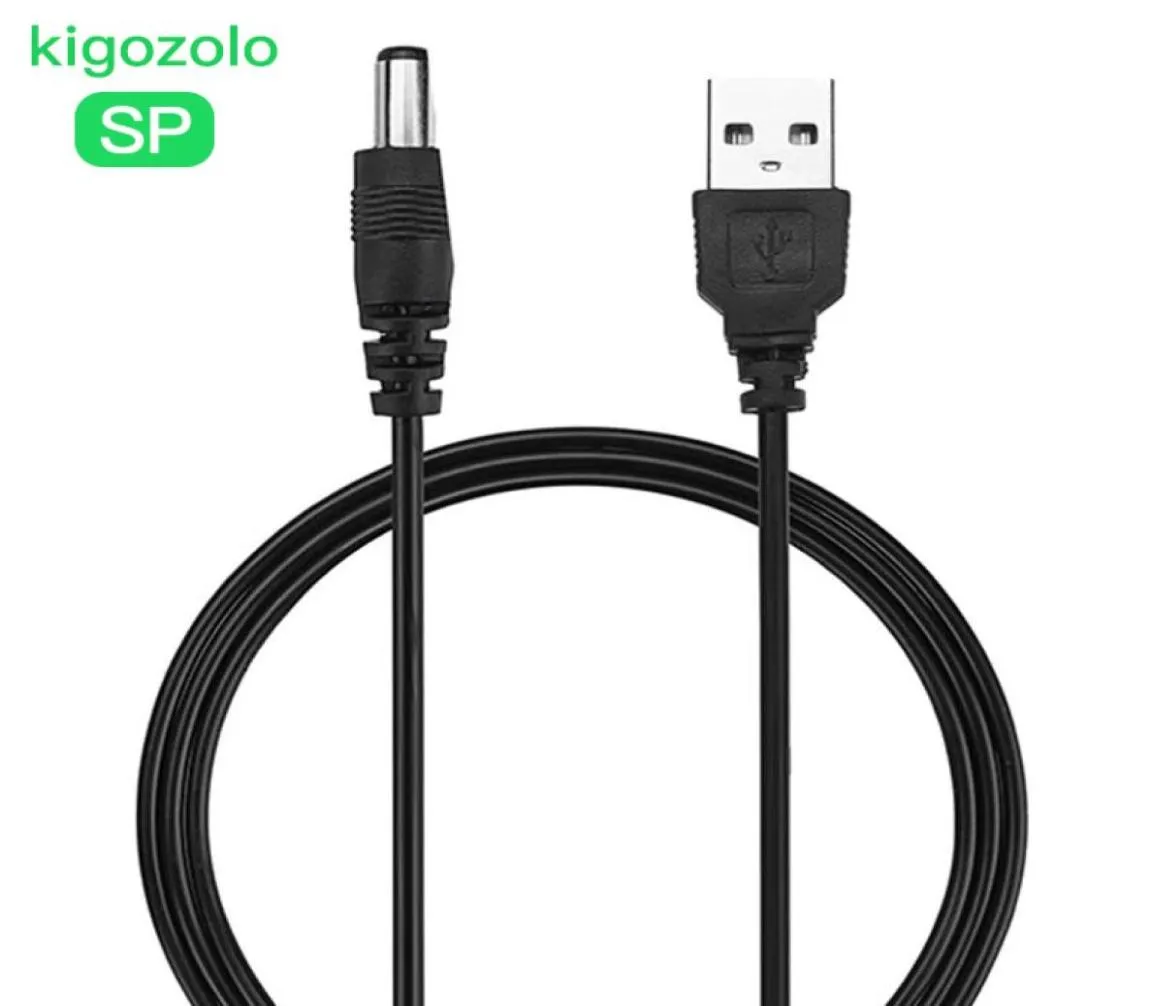 Strömkabel USB -port till 5V DC Barrel Jack Connector Wire Cables för LED -lampor91964759145088