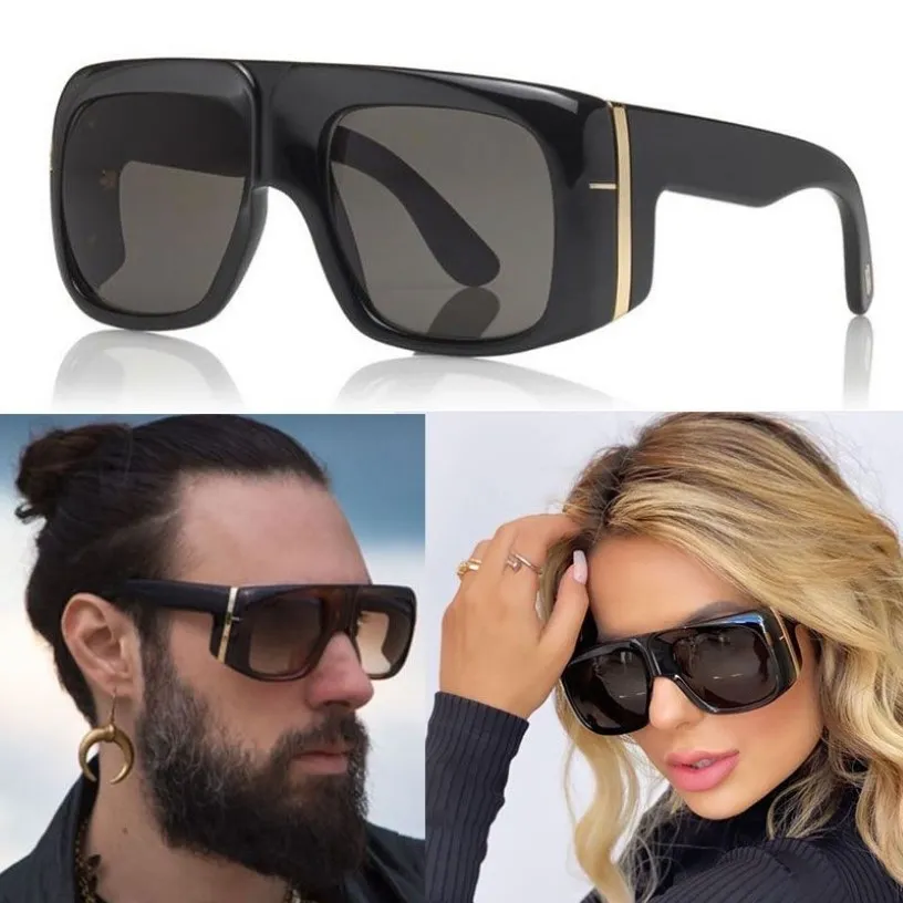 Officiella senaste 733 män designer solglasögon mode klassisk fyrkantig full ram UV -skyddslins populära sommarstil kvinnor sol GL305f