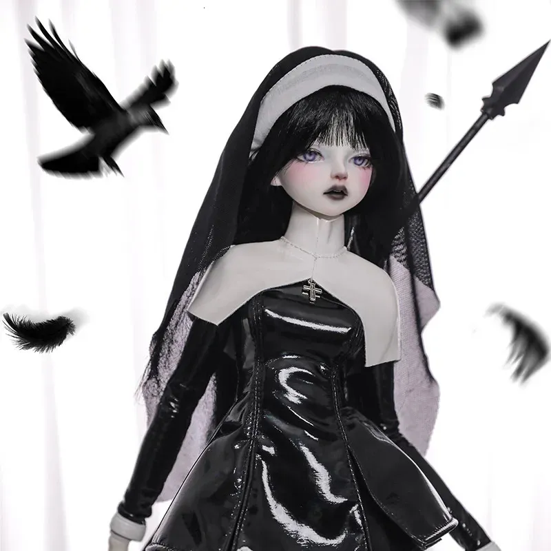 ShugaFairy Satani BJD Pop 1/4 Bertha Punk Stijl Vleesbeen Prachtige Limited Edition Collectible Ball Jointed Doll 240308