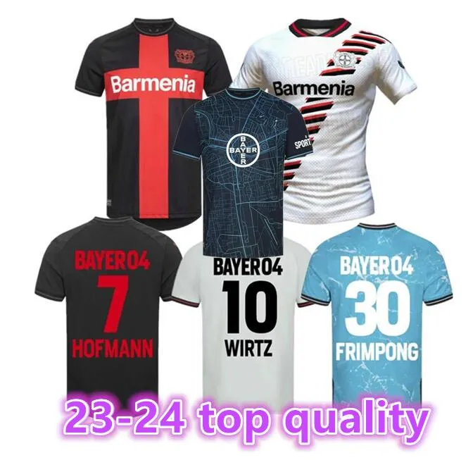 23 24 Bayer 04 Leverkusen Futbol Formaları 2023 24 Evde Üçüncü Demirbay Wirtz Bakker Bailey Home Ch Aranguiz Paulo Schick Futbol Gömlek Kitleri88