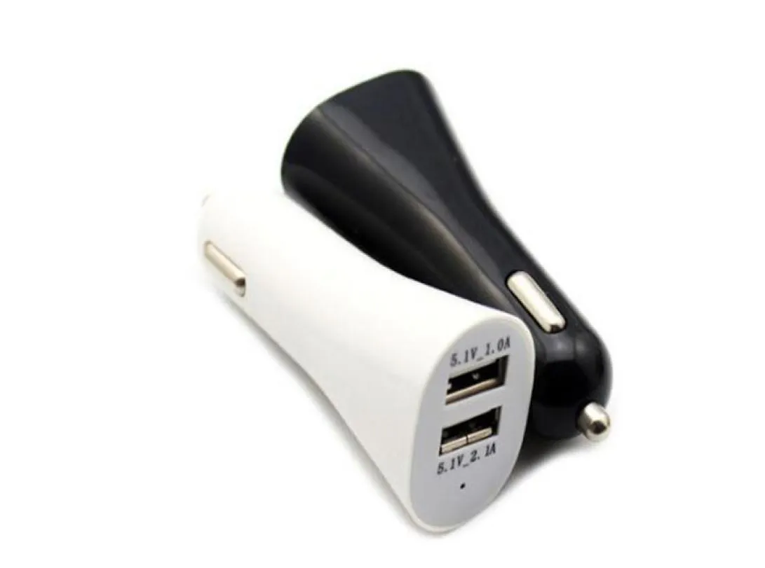 Handy-Ladegerät Mini Micro Dual USB Auto bunt Ladegerät Adapter Port 5V 21A1A Adapter für Samsung MP3 GPS7717265