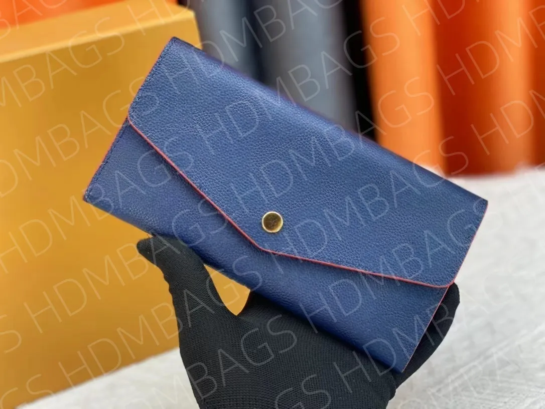 HDMBAGS2023 Long Wallet Diamond Mönster Full läder präglad kuvert satah plånbok monigm imprense läder m61182 med många fickor och kreditkortsluckor