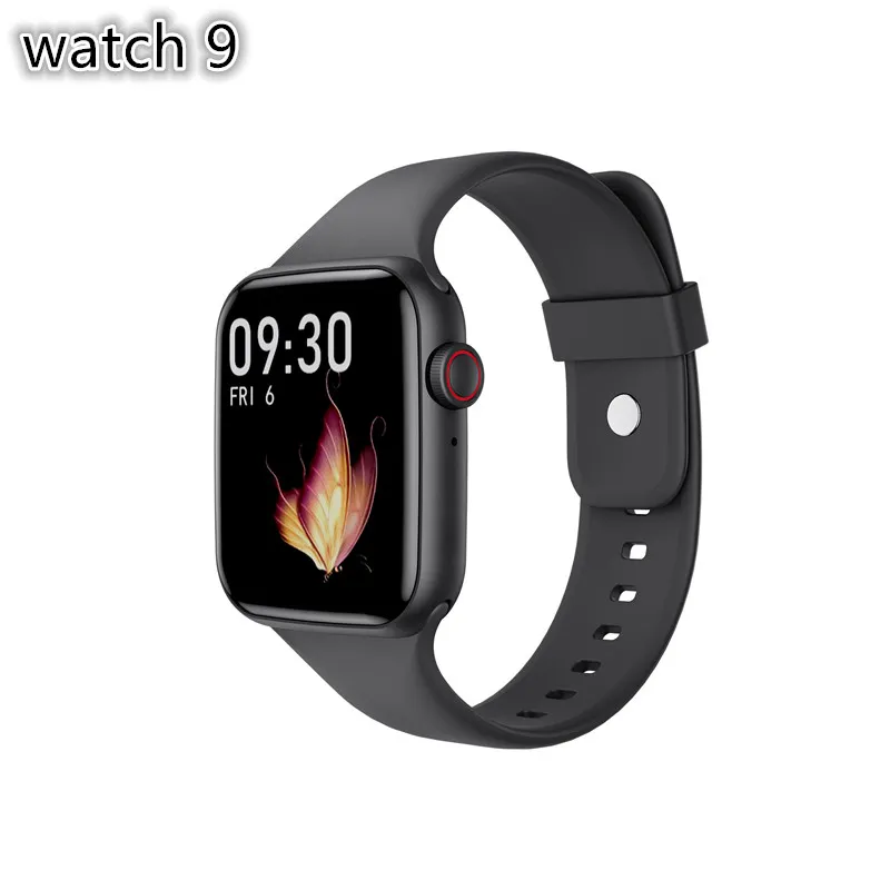 2024 Smart Watch Series 9 8 45mm 2.1 "Män kvinnor tittar på Bluetooth Call Armband Wristband trådlös laddning av fitness tracker sport smartur iwo för Android iOS -klockor