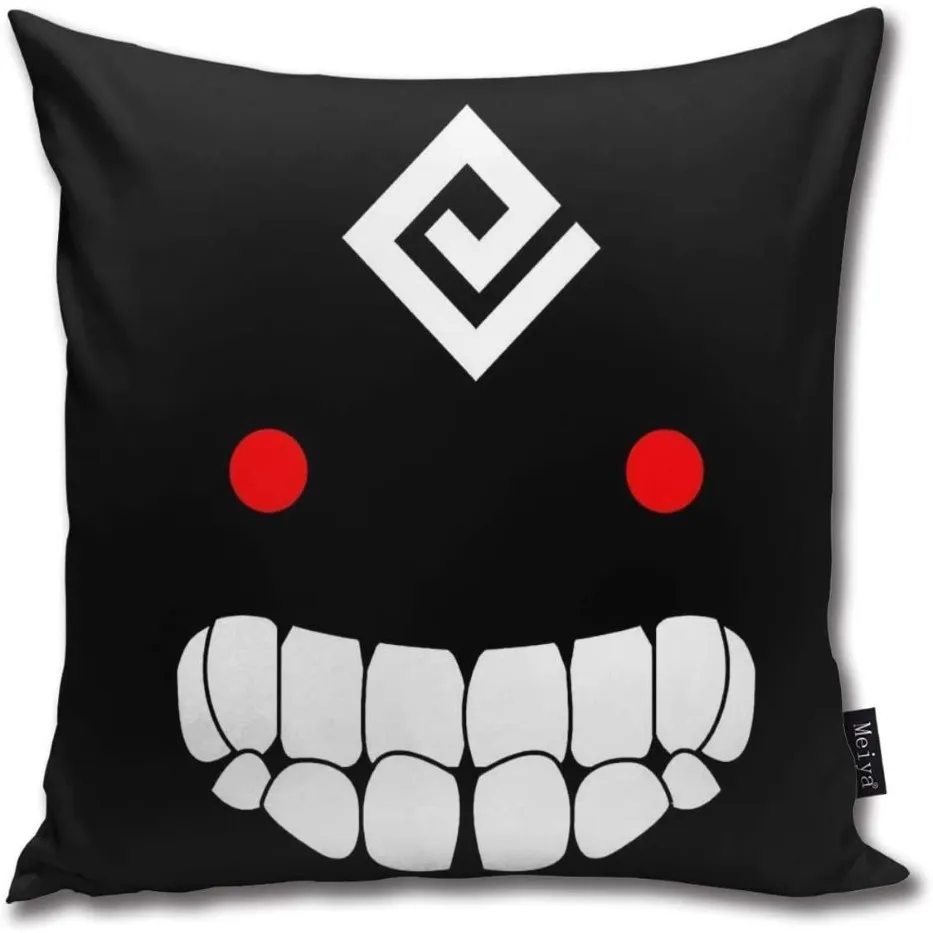 BLUETOP Black Spirit Black Desert Online Pillow Cover 18 x 18 Inch Winter Holiday Farmhouse cotton Cushion Case Decoration for So301h