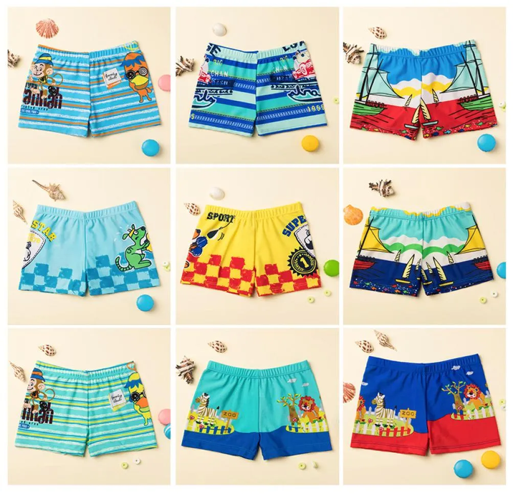 Praia calções de banho para meninos verão mergulho natação wear dos desenhos animados impresso criança bebê criança troncos natação swimsuit20217654441