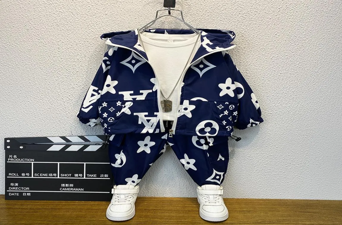 2022 귀여운 아기 소녀 재킷과 팬츠 아이 두꺼운 고급 디자이너 코트 까마귀 겨울 옷 유아 어린이 의류 2645025