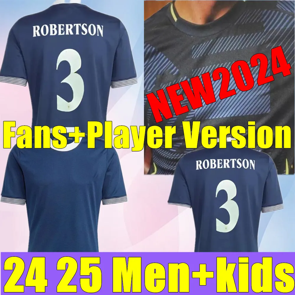 Szkocja 24 25 koszulka piłkarska 2024 Euro Cup Scottish National Drużyna Koszulka piłkarska KIT KIT ZESTAW ZESTAW DOMOWEGO BLUE Away White 150 lat rocznicy Specjalny Robertson 841