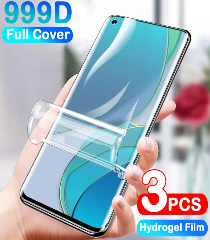 Hydrożelowa folia hydrożelowa dla OnePlus 9 7T 8 7 Pro 6 6t 8t Nord Soft TPU Pełna osłona dla jednego plus 9 9r Nord N10 5G Not Glass4922857