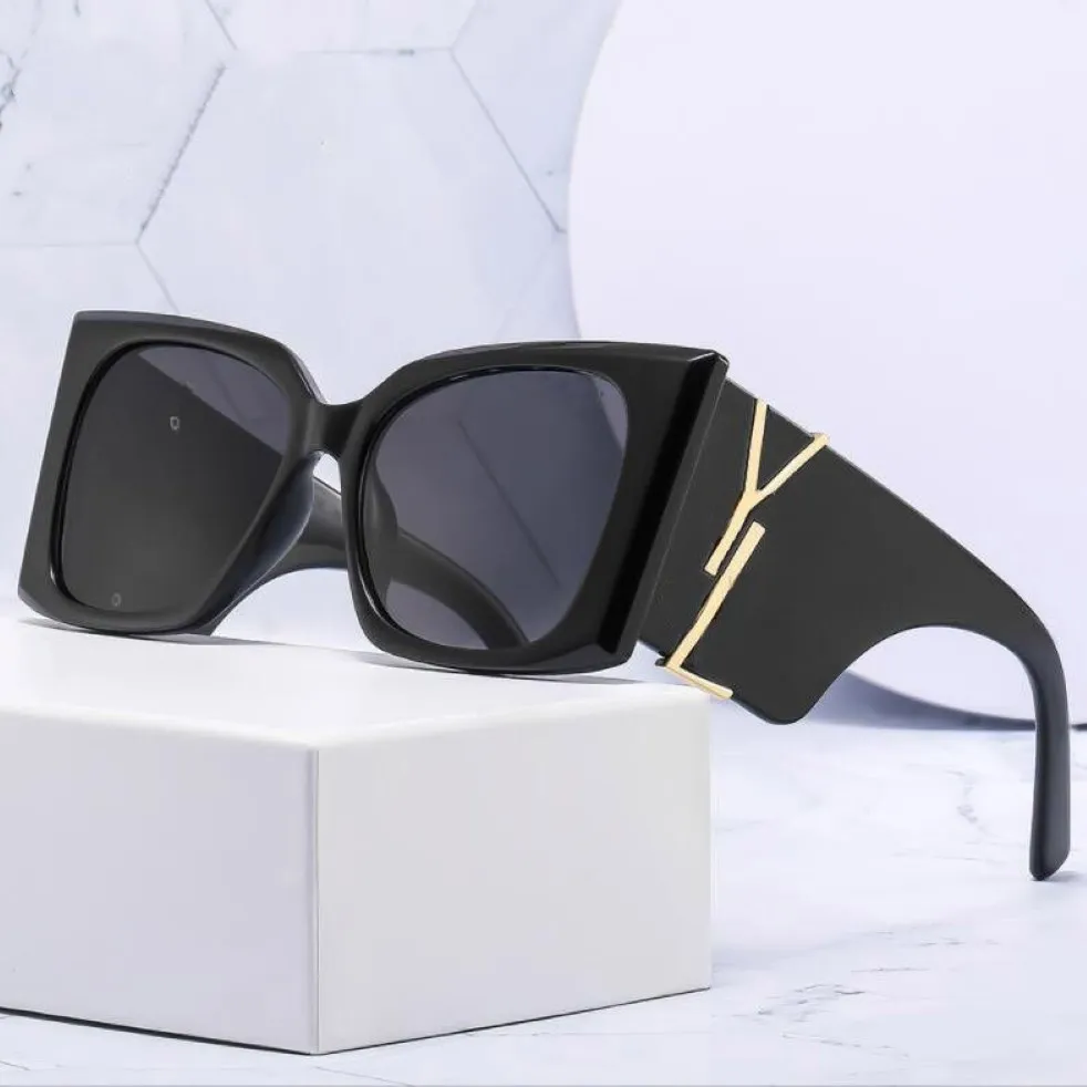 2023 designer solglasögon original glasögon utomhus nyanser pc ram mode klassiska lady speglar för kvinnor och män glasögon unisex267s