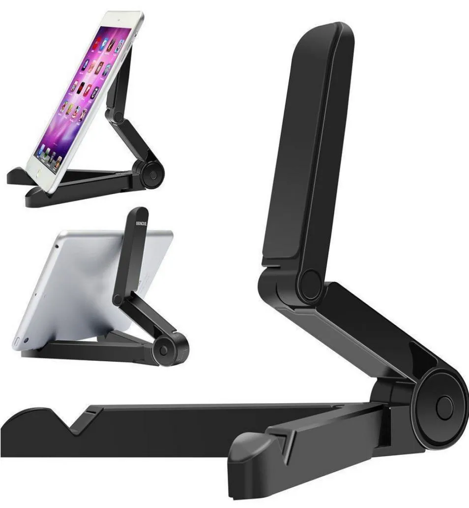 Supporto pieghevole universale pieghevole per tablet PC girevole a 360 gradi Supporto pigro pieghevole per iPad Air Mini 1 2 3 4 per Samsung7415338