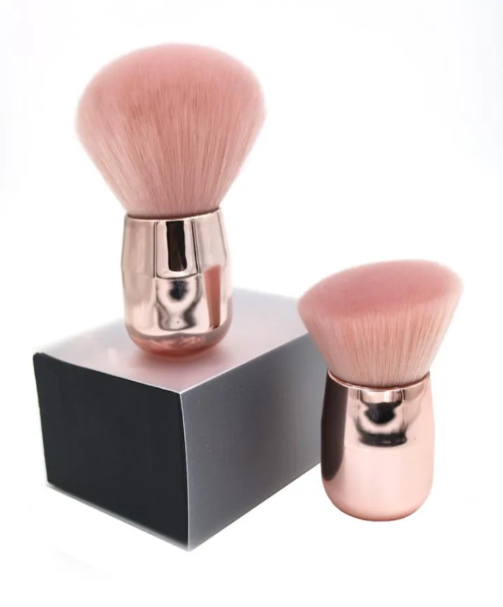 Tête de champignon nouveau pinceau de maquillage unique grande poudre blush tête ronde tête oblique beauté avec boîte en papier outils de maquillage 3885839